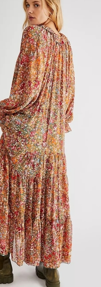 Free People Feeling Groovy Maxi Dress Size L - Picture 5 of 14